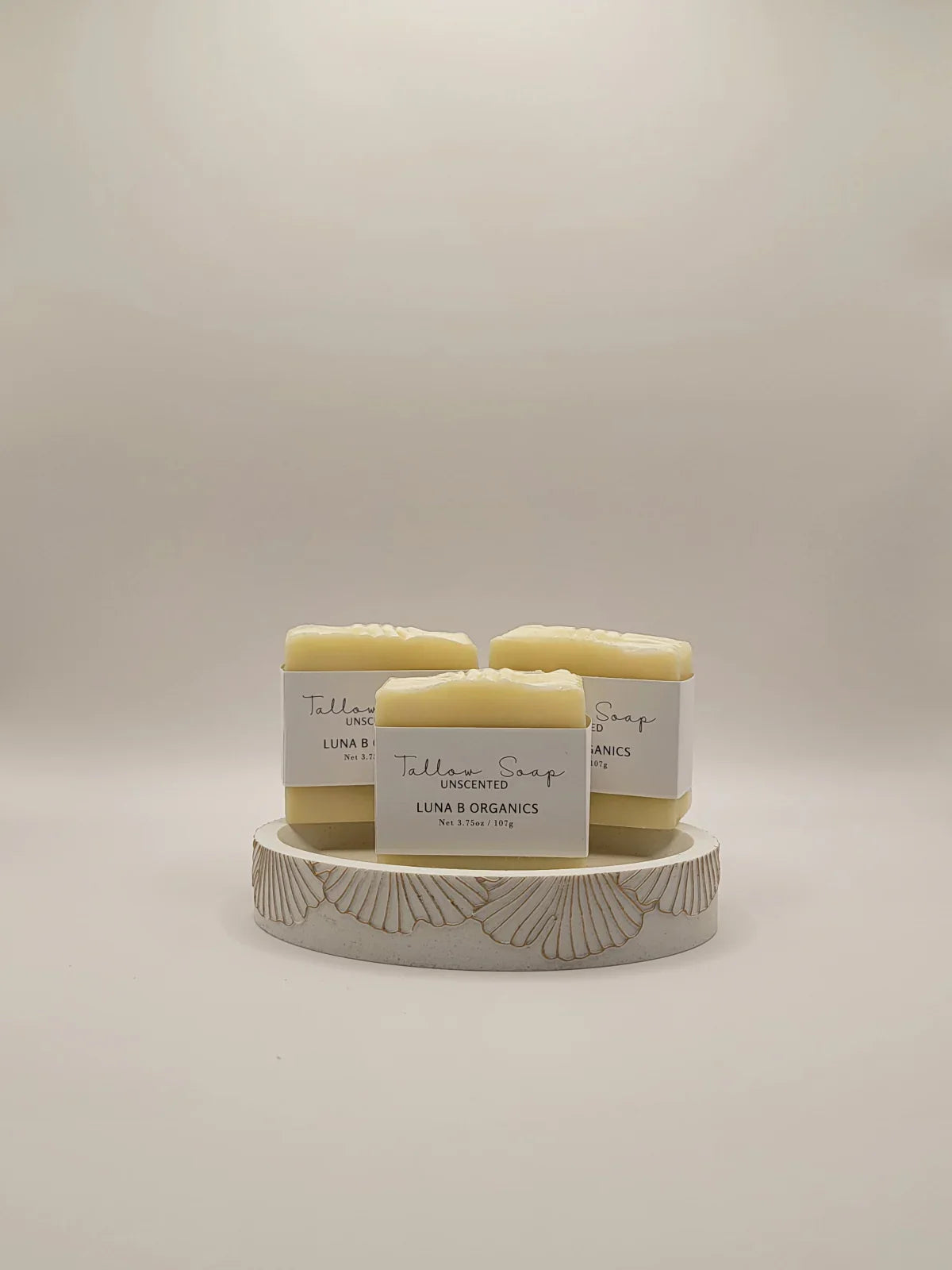 Unscented Tallow Soap ingredients and use