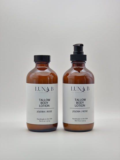 Tallow Body Lotion with Jojoba and Rose product view
