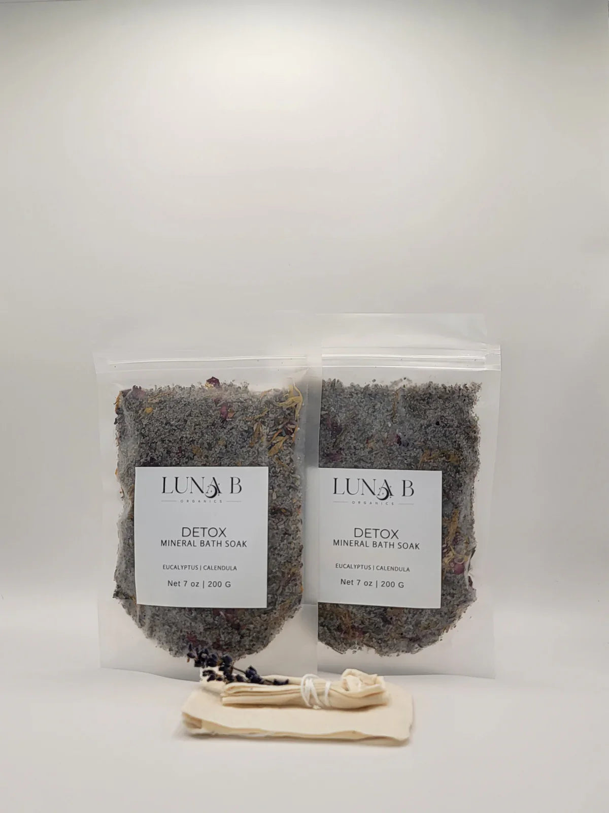 Luna B Organics 5-Salt Mineral Bath Soak package