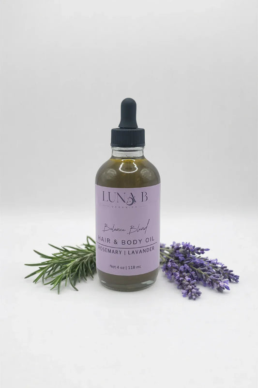 Rosemary and Lavender Hair and Body Oil product details