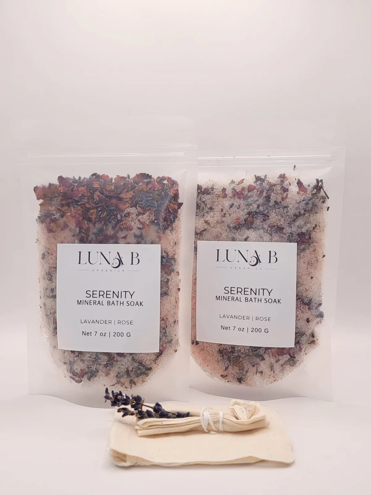 Luna B Organics Serenity Lavender and Rose Bath Soak