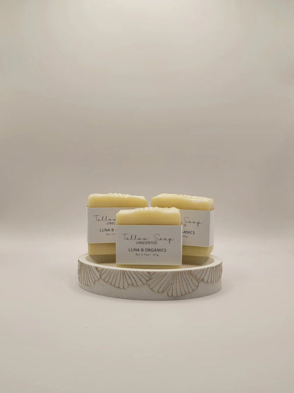 Unscented Tallow Soap ingredients and use